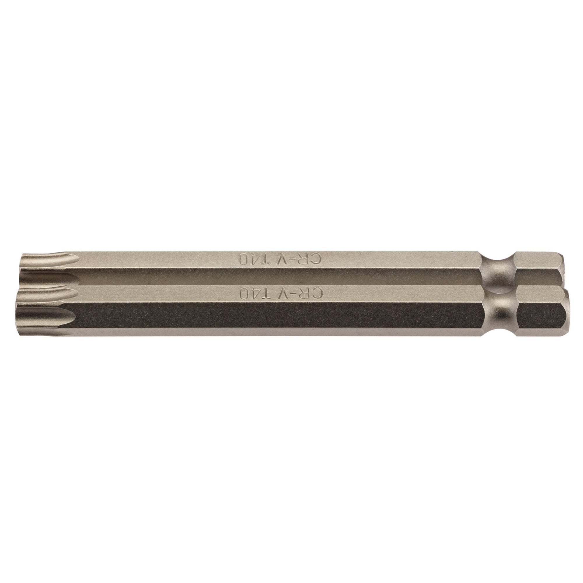 Draper-TX-STAR®-Insert-Bit,-1/4"-Hex,-75mm-Long,-T40-(Pack-of-2)